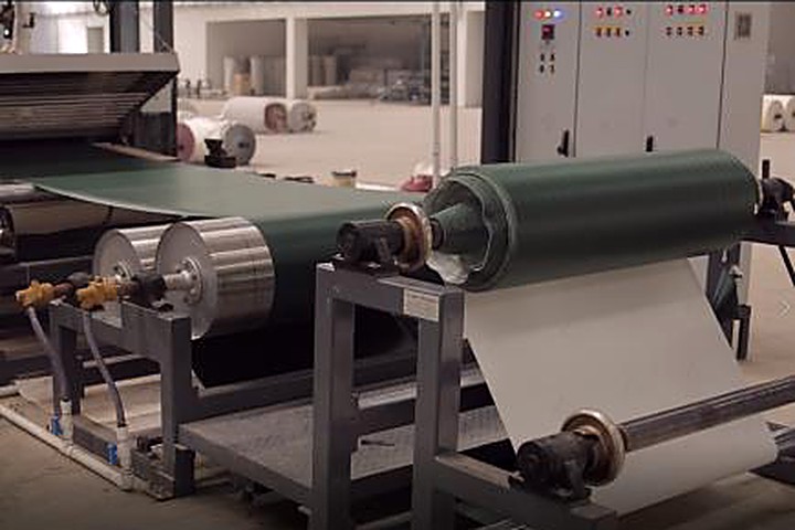 Printing with Embossing Line